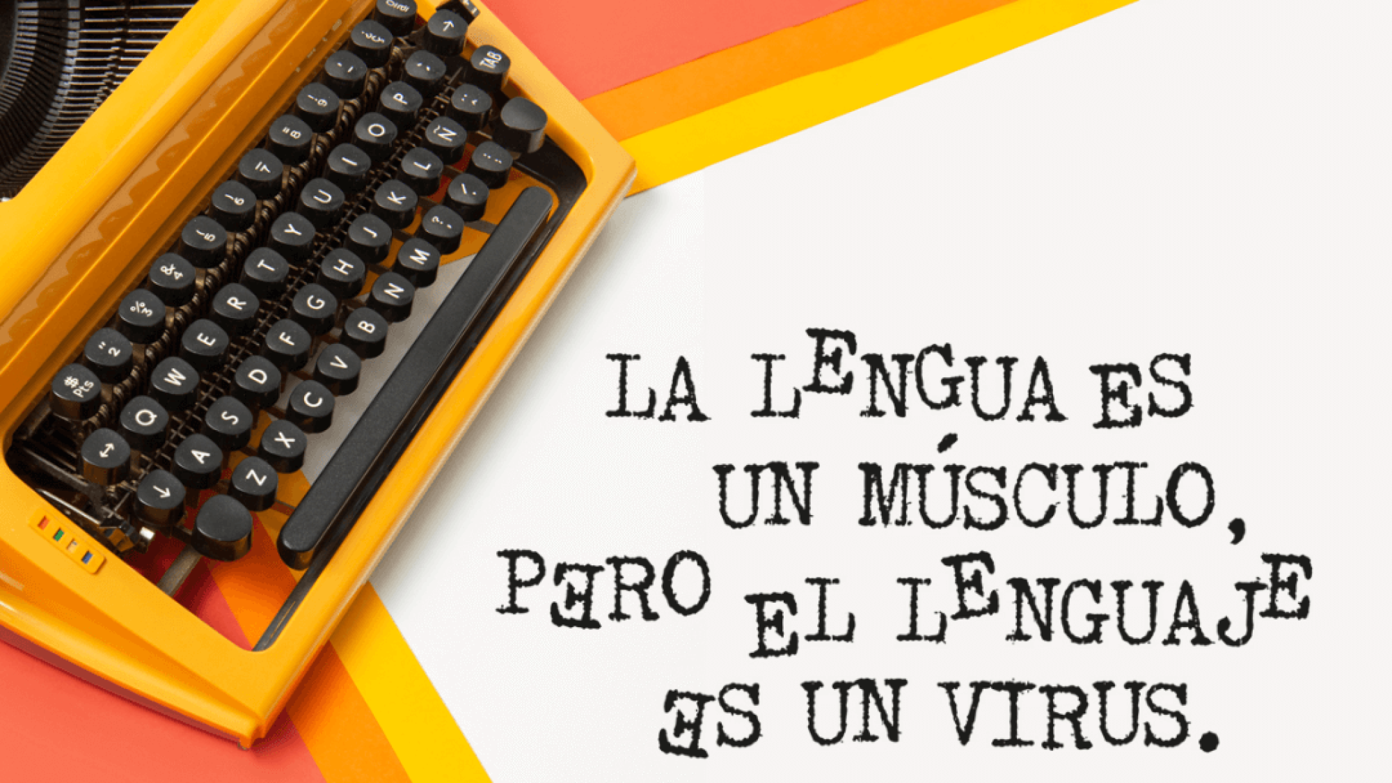 la lengua...